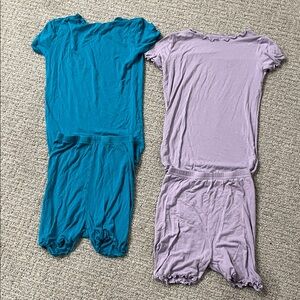 Set of 4 Pajama Short Sleeve Top & Shorts - Size 5T
